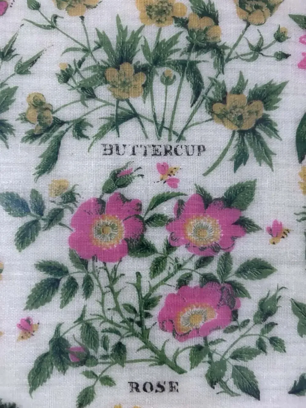 Vintage Artmor Cumberland Botanical Wildflower Decorative Serving Tray